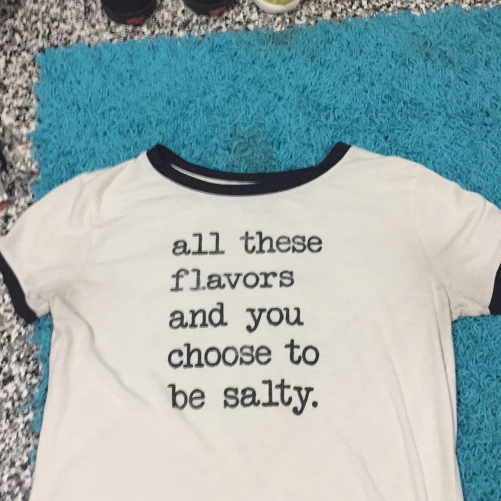 A white short sleeve shirt size medium